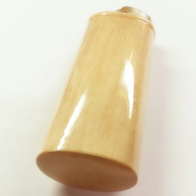Pot Leaf Designed This Is Not a Cigarette Lighter Fits Bic Lighters Wood Holder Cover Sleeve Case